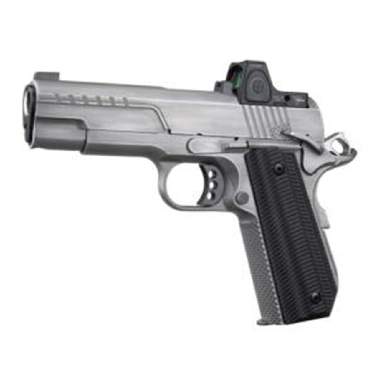 Ed Brown FX2 45 ACP 4.25" 7rd Stainless Steel Slide Black G10 Grip with Trijicon RMRcc Sight