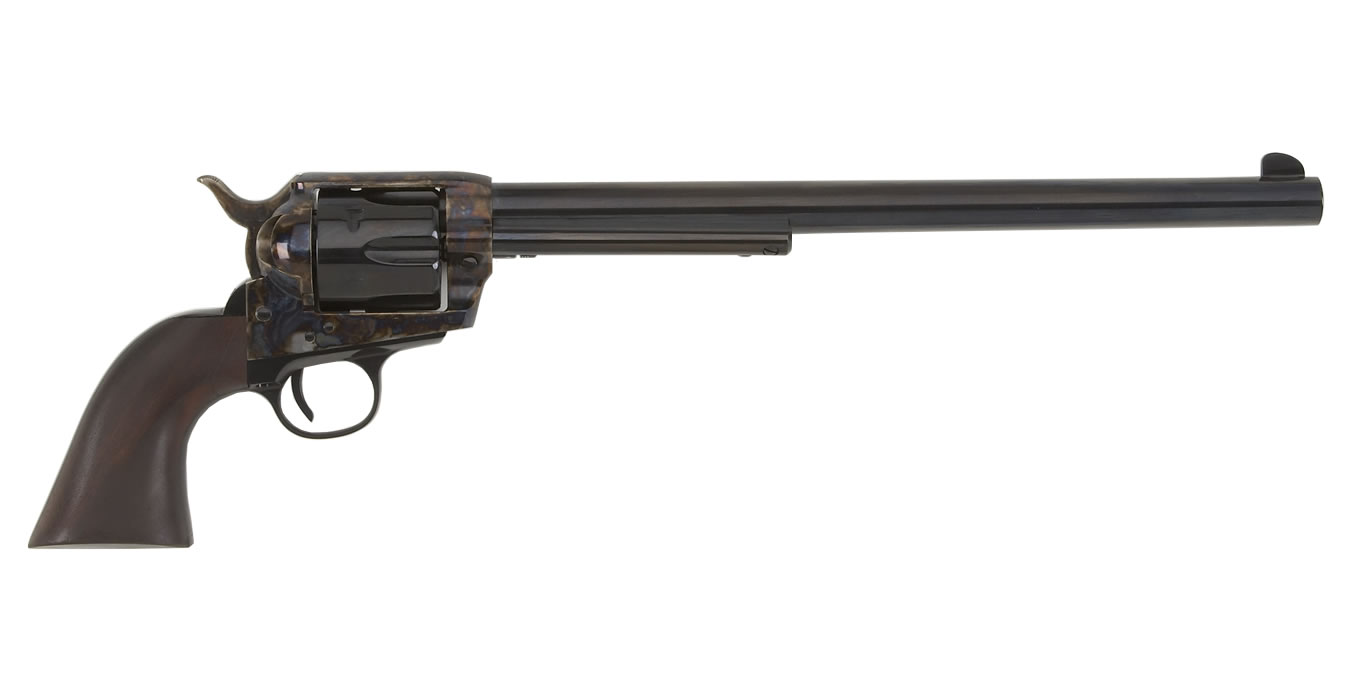 Emf Co 1873 Buntline 45 Colt Single-Action Revolver with 12-Inch Barrel and Walnut Grip