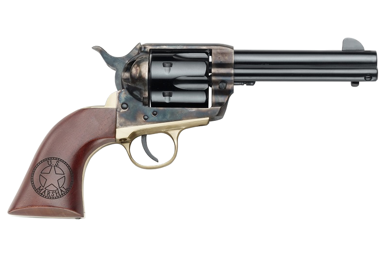 Emf Co US Marshal 45 LC Single-Action Revolver with Color Case Hardened Frame