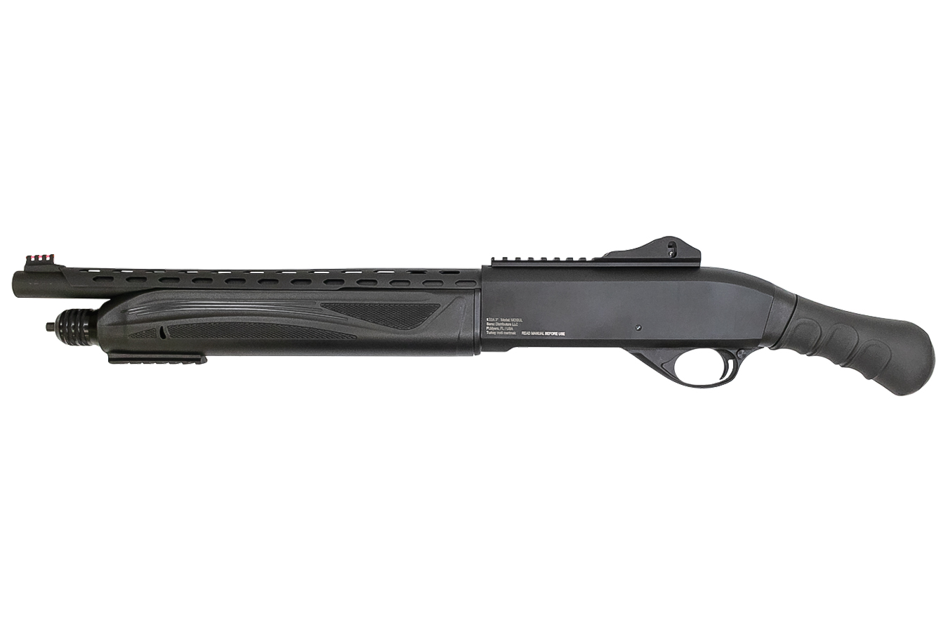 Emperor Firearms Mogul 12 Gauge Semi-Automatic with Birds Head Grip and Red Accents
