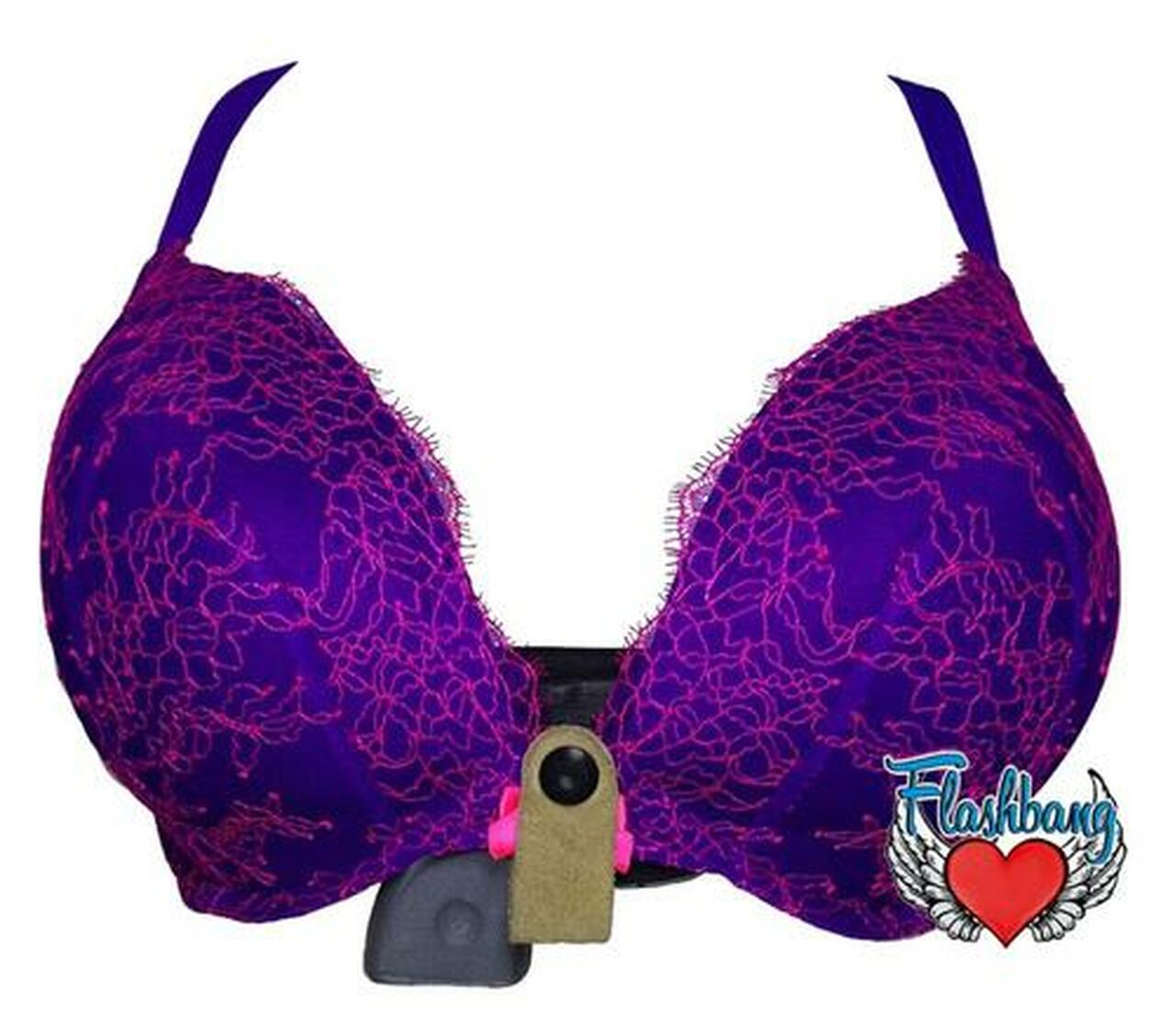 Flashbang Bra Holster For Glock 42, Black Kydex, Right Hand
