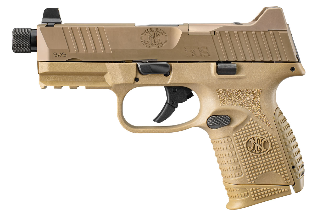 FNH FN 509 Compact Tactical 9mm Flat Dark Earth Pistol