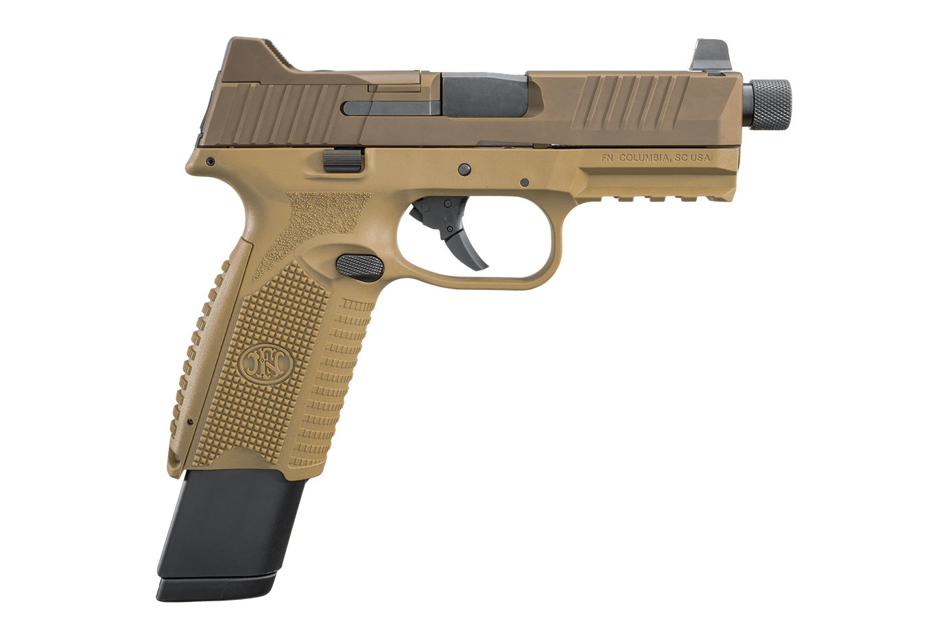 FNH FN 509 Tactical 9mm Flat Dark Earth (FDE) Striker-Fired Optics Ready Pistol