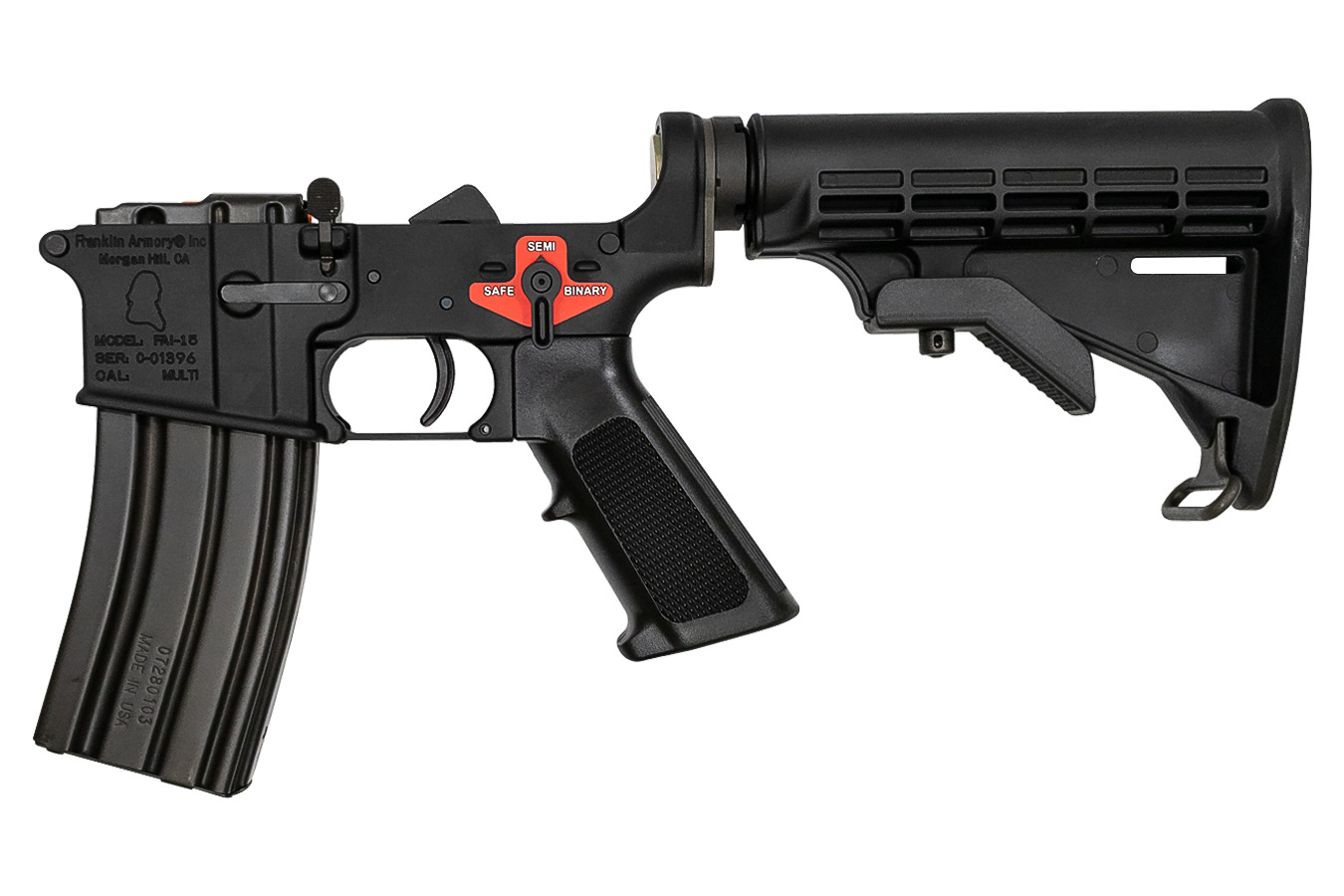 Franklin Armory BFS III 5.56mm NATO M4-Built Lower with Binary Trigger