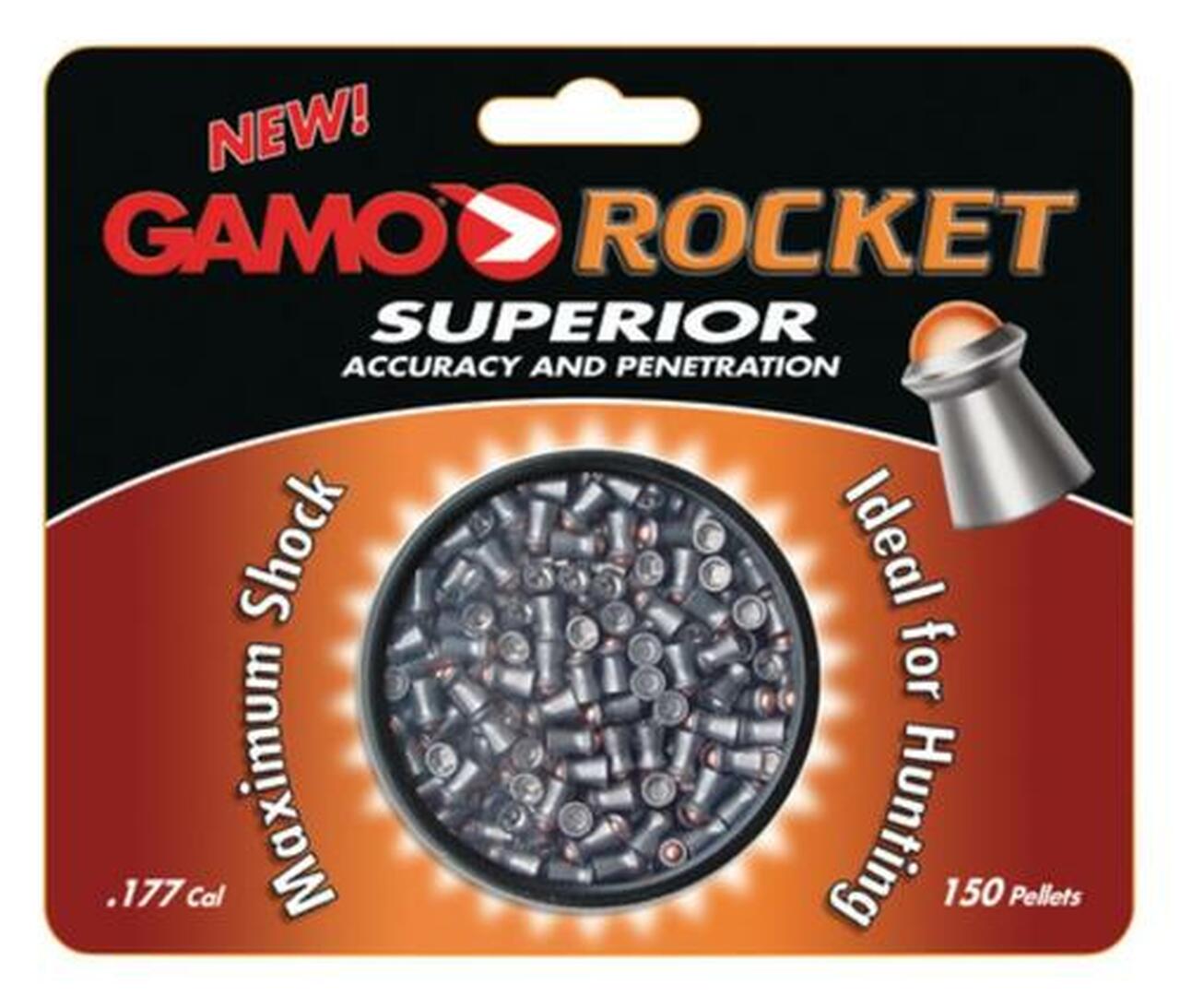 Gamo Rocket Pellets .177 Caliber 150 Per Tin