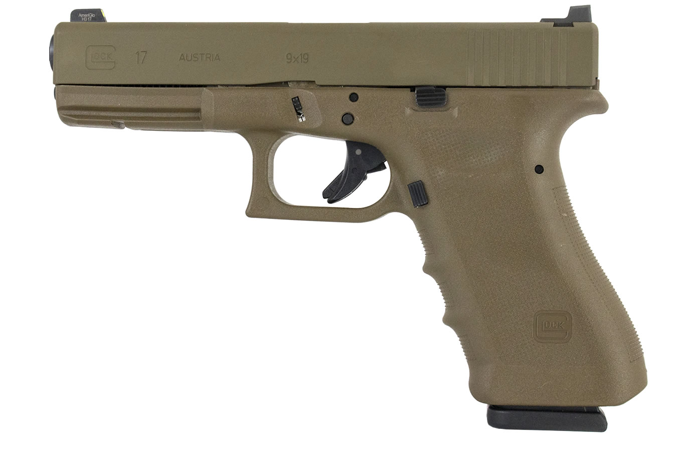 Glock 17 Gen3 9mm 17-Round Vickers Tactical Pistol with FDE Frame and Slide