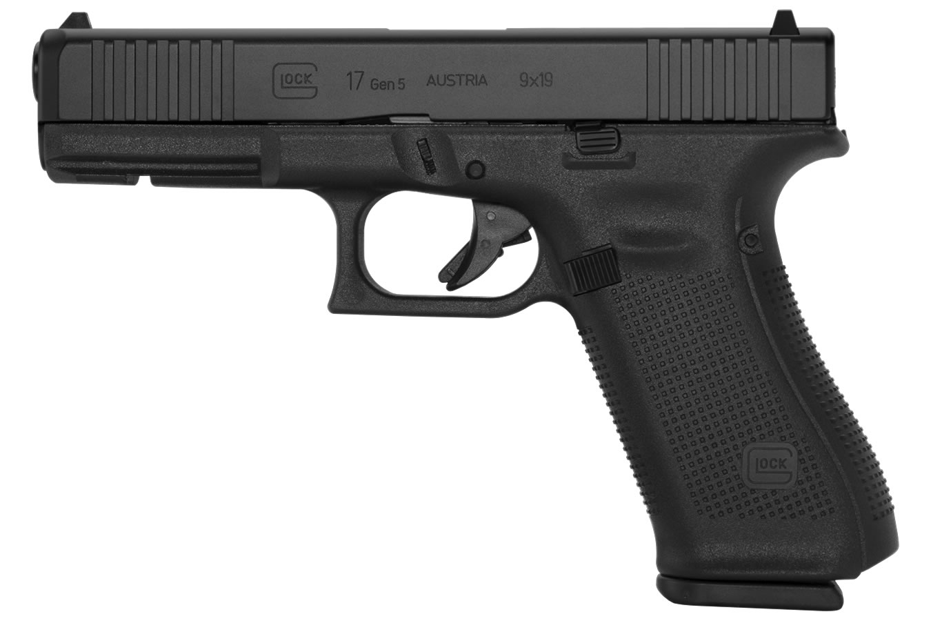 Glock 17 Gen5 9mm Full-Size Pistol with Front Serrations