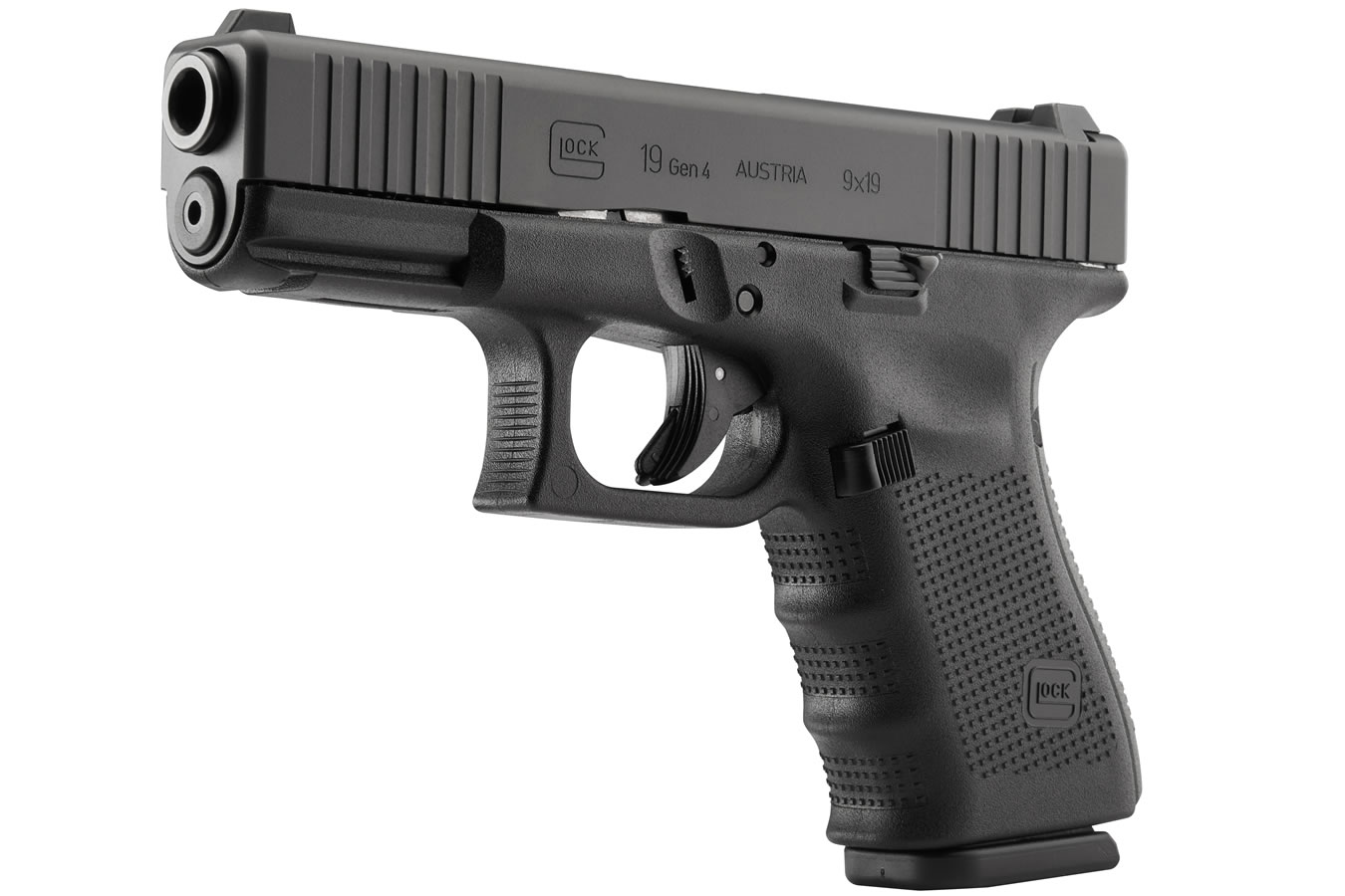 Glock 19 Gen4 9mm 15-Round Pistol with Front Serrations