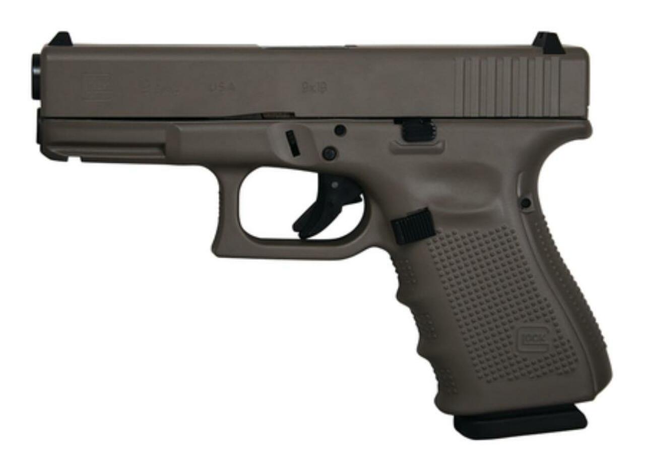 Glock 19 Gen4 9mm 4" Barrel Cerakote Elite Sand Finish USA Made 15rd Mag