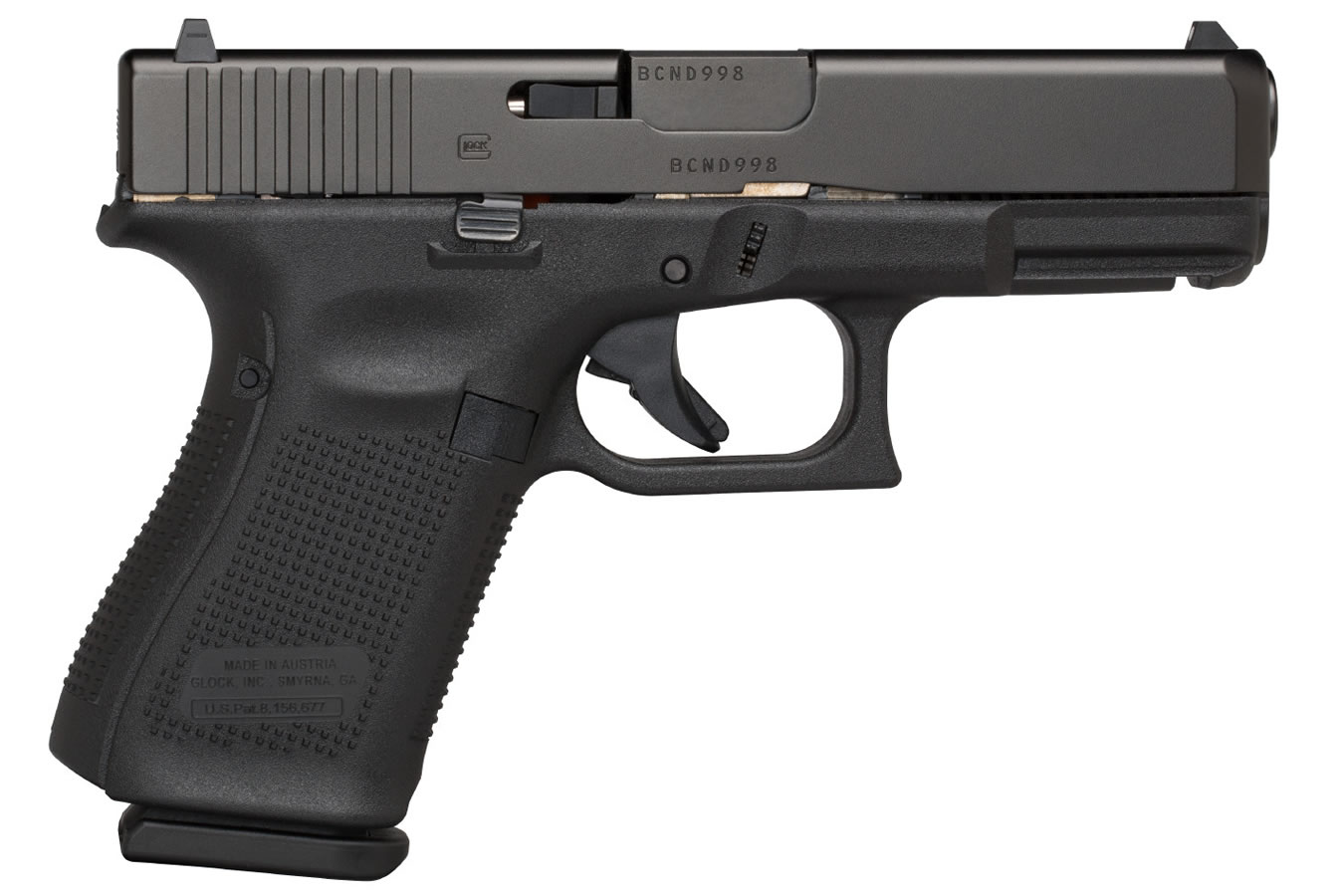 Glock 19 Gen5 9mm 15-Round Pistol