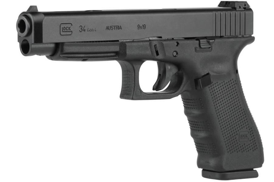 Glock 34 Gen4 9mm 17-Round Pistol with Adjustable Sight