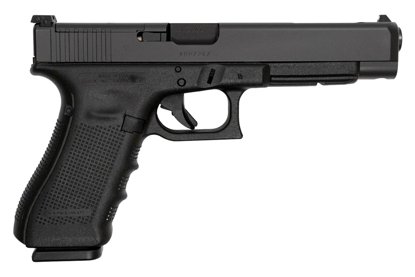 Glock 34 Gen4 MOS 9mm 17-Round Pistol with Adjustable Rear Sights (Made in USA)
