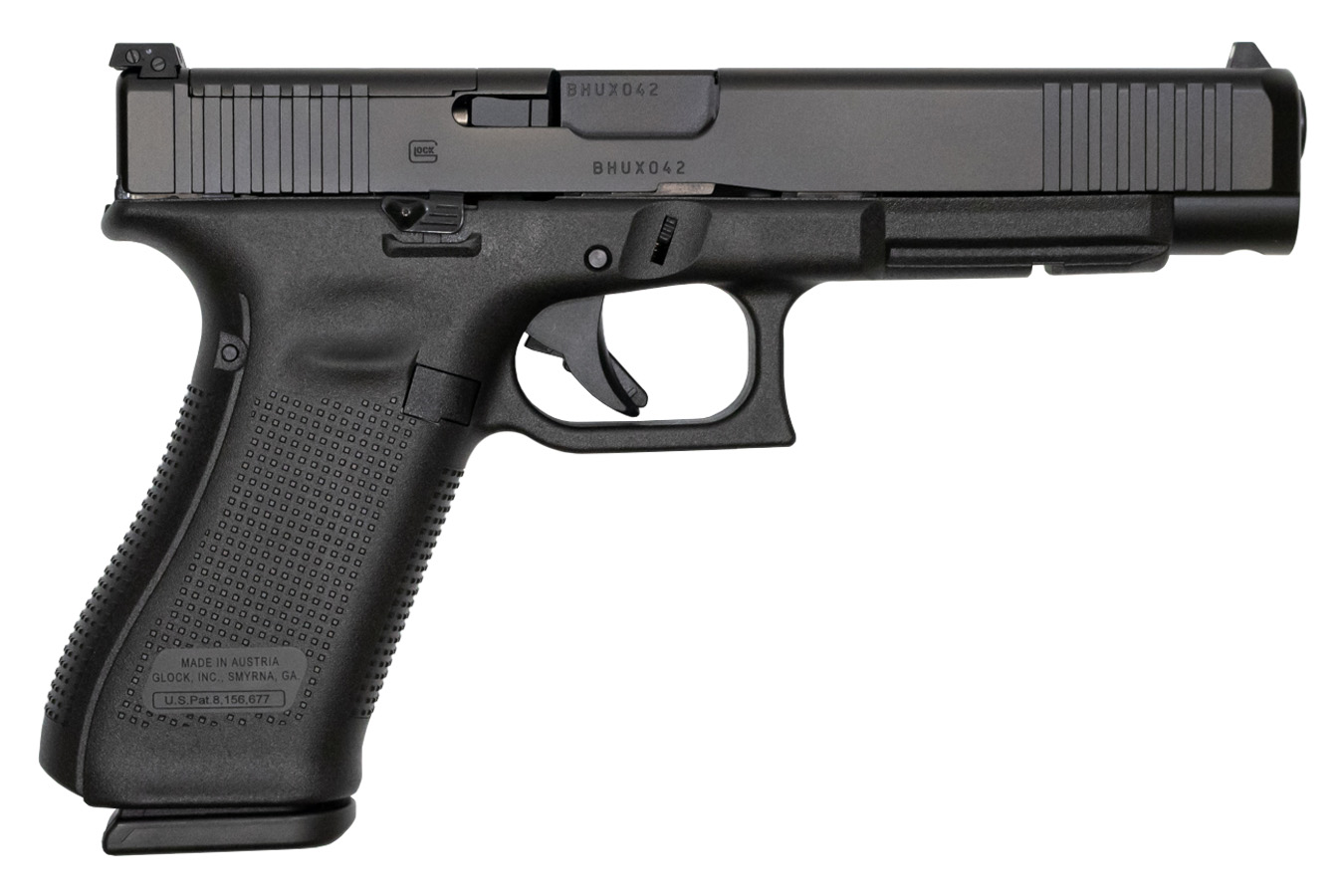 Glock 34 Gen5 MOS 9mm 17-Round Pistol Front Serrations