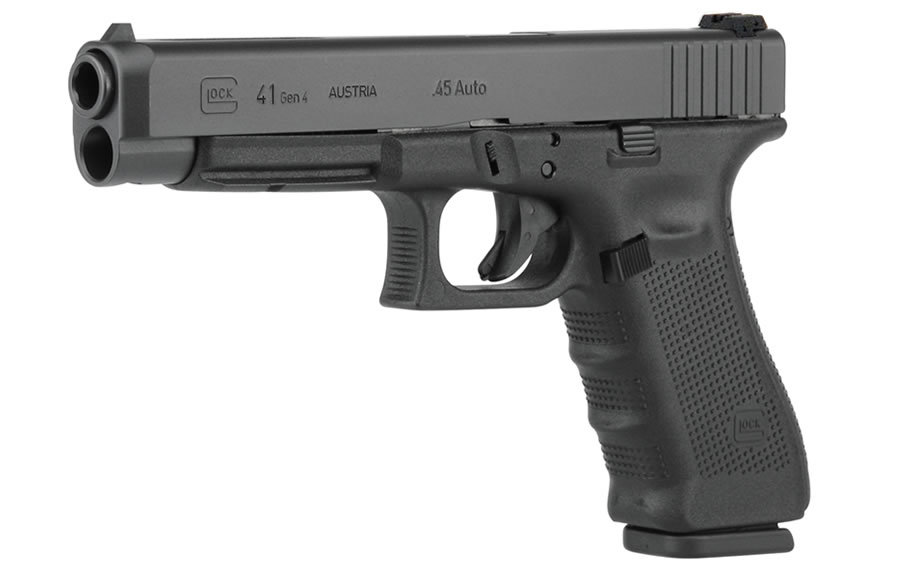 Glock 41 Gen4 45 Auto 13-Round Pistol with Adjustable Sight