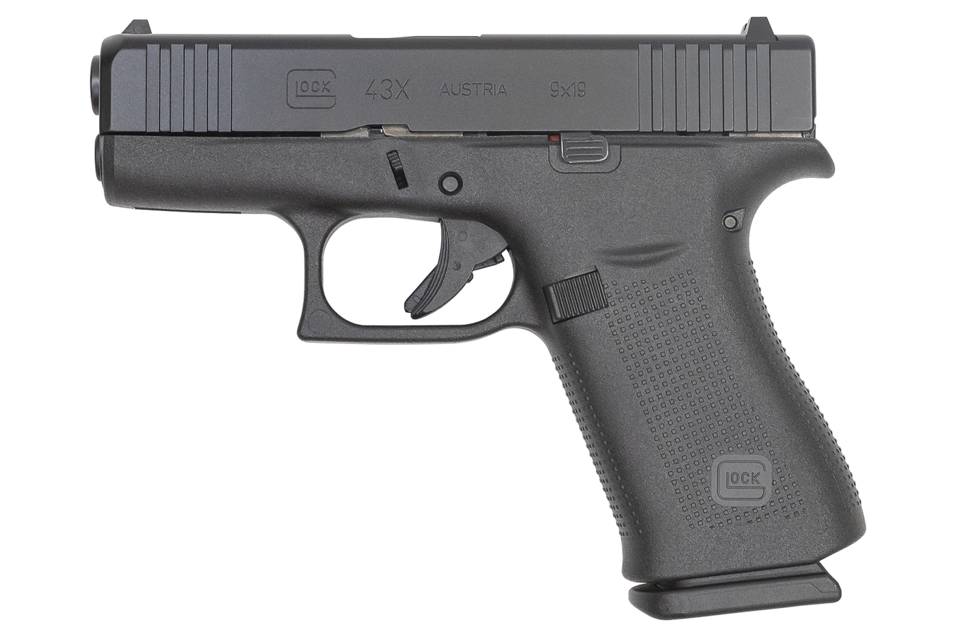 Glock 43X 9mm 10-Round Pistol with Black Nitride Slide