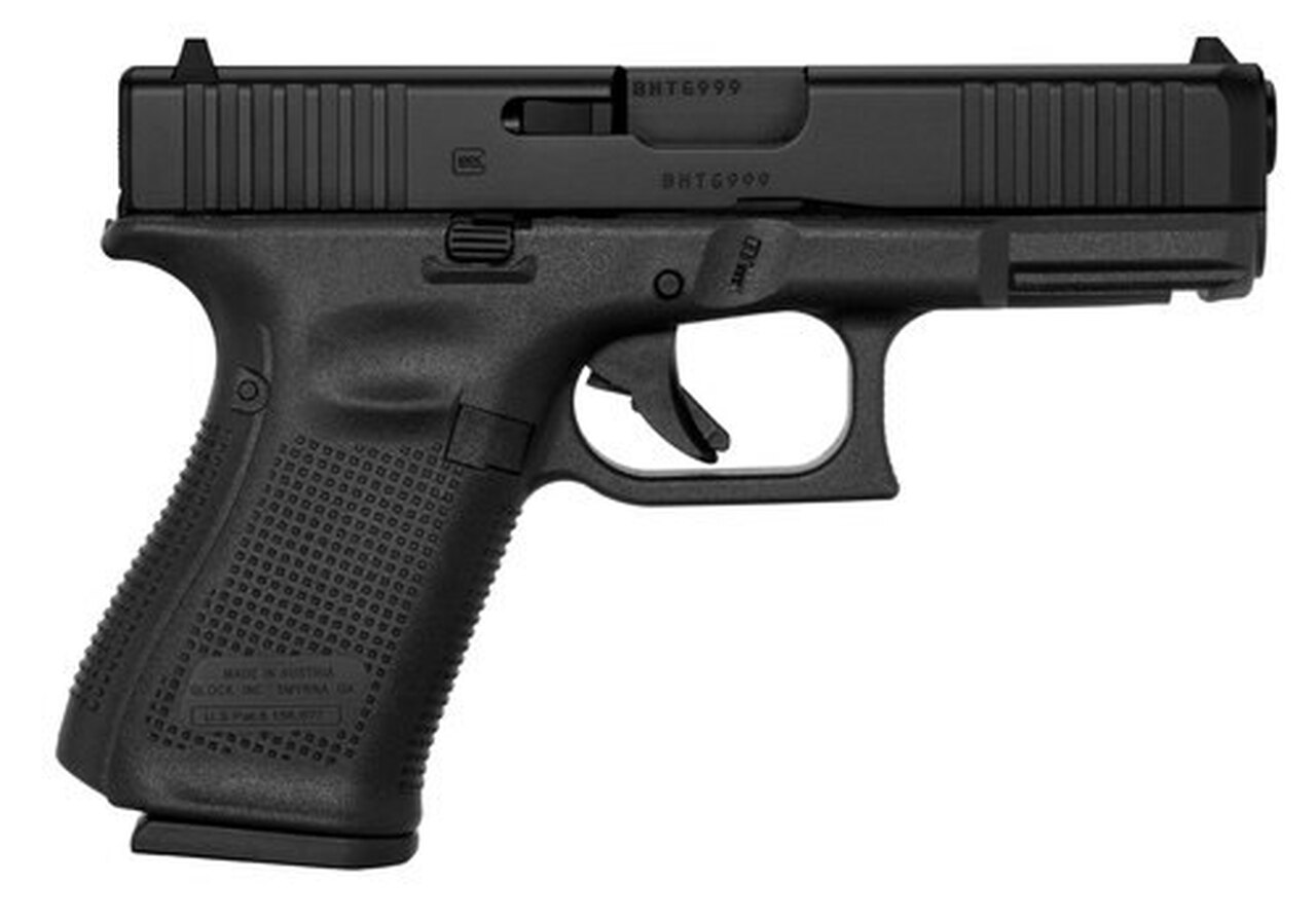Glock G19 Gen 3 9mm, 4.02" Barrel, Black, Fixed Sights, 15rd Glock