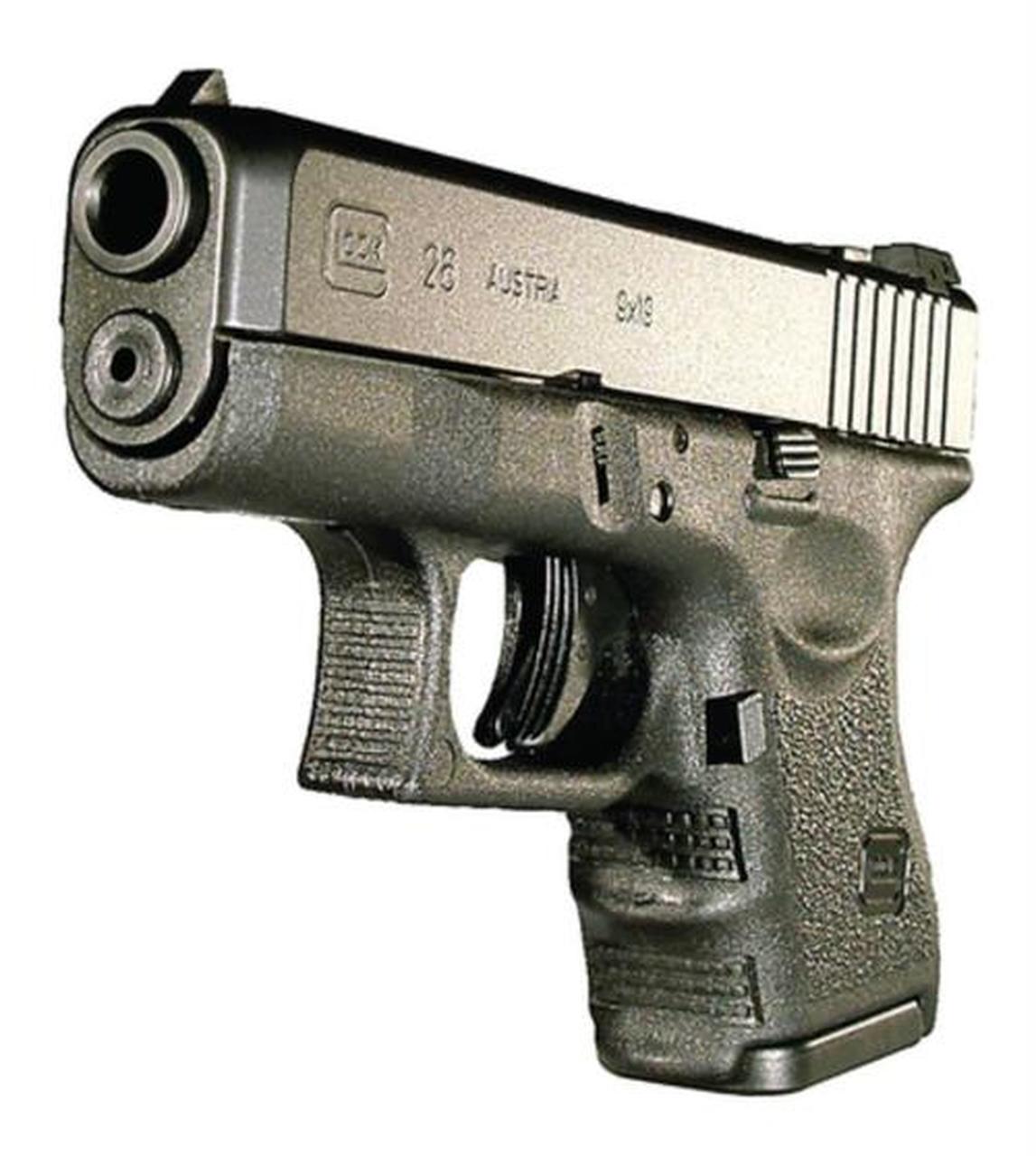 Glock G26 9mm 3.46" Barrel Fixed Sights Poly Grip/Frame Black 10rd Mag