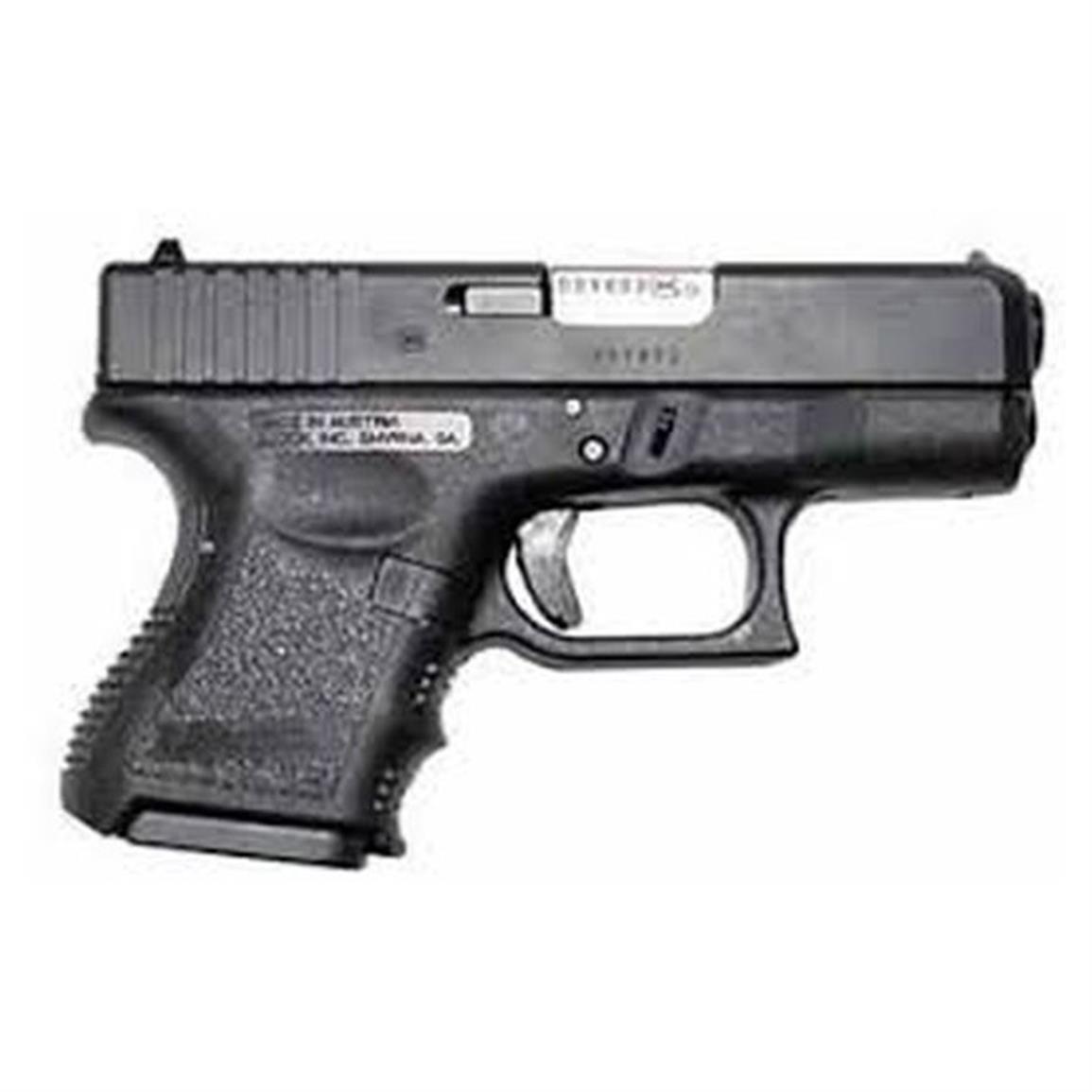Glock G26 Gen 5 M.O.S. 9mm, 3.43" Barrel, Black, Fixed Sights, 10rd Glock