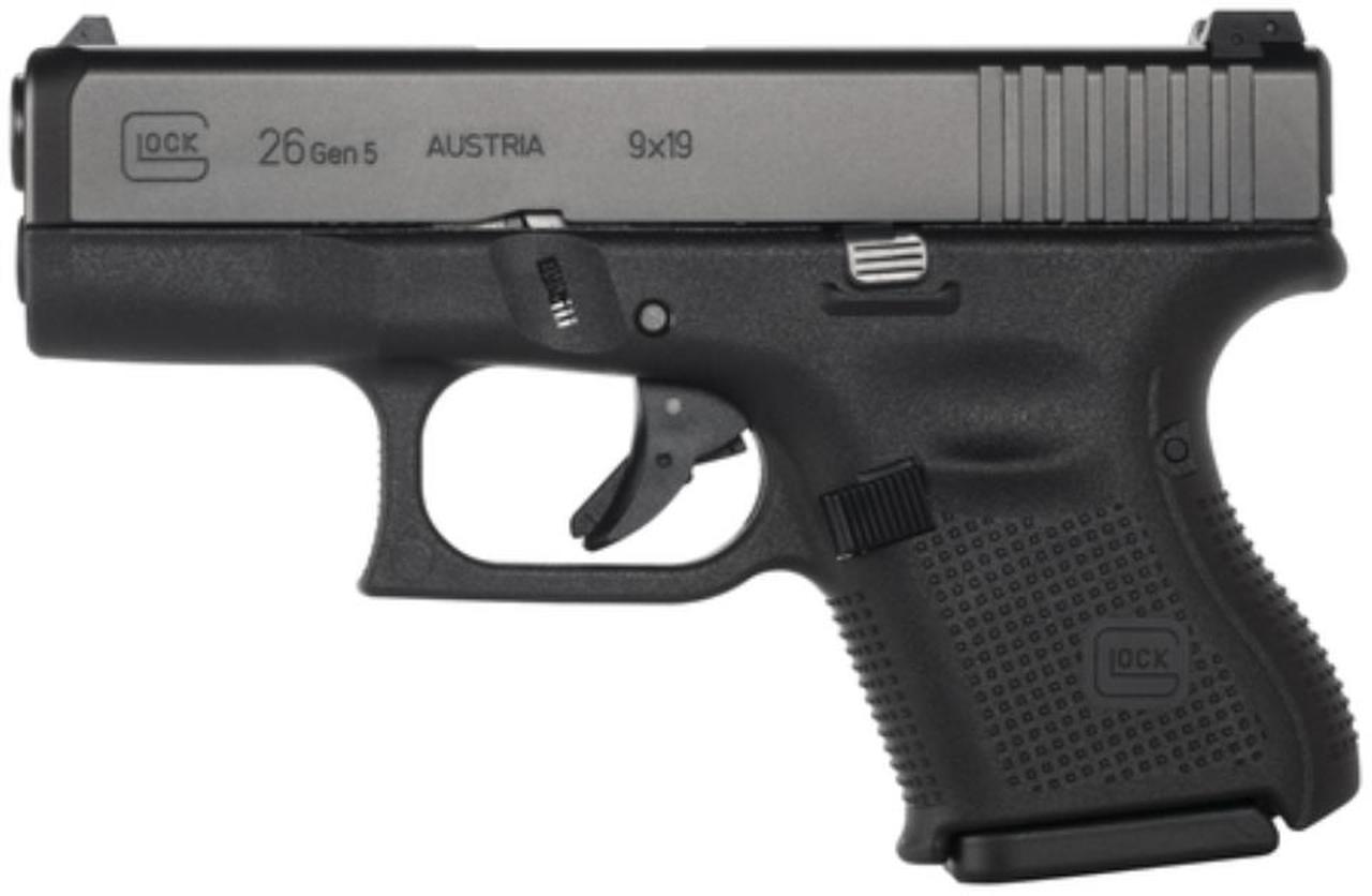 Glock G26 Gen5 9mm Fixed Sights 10rd Mag
