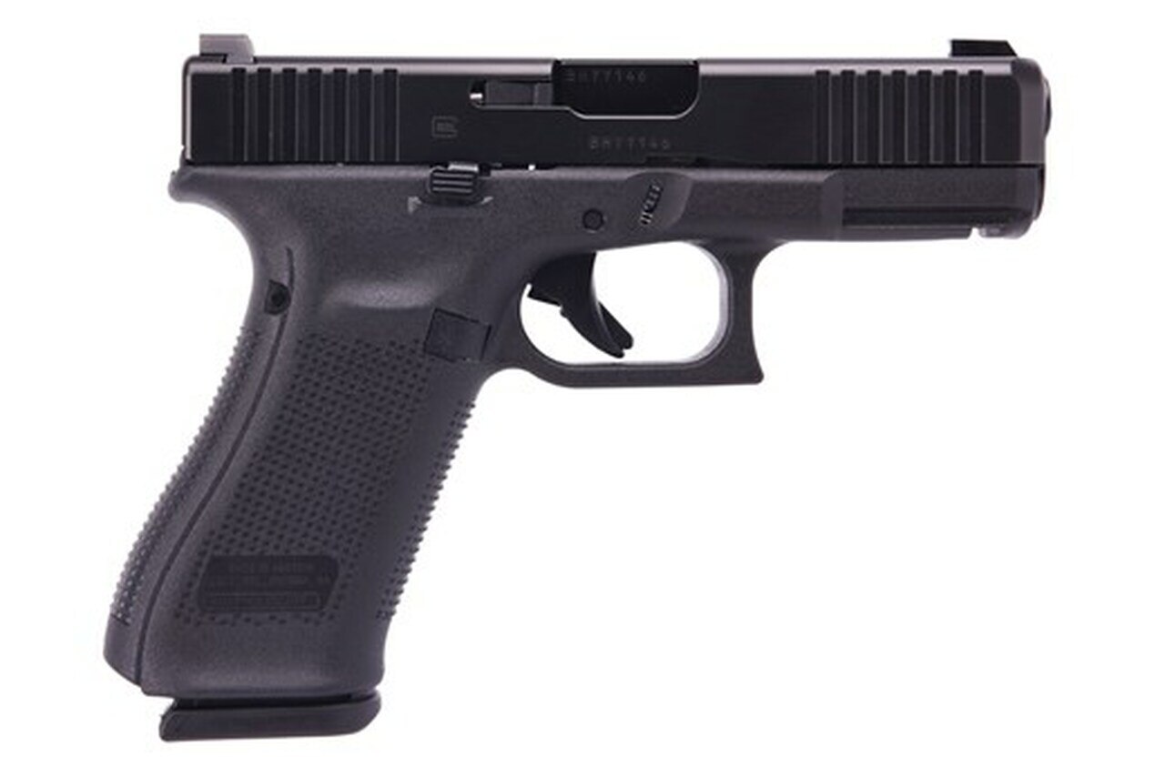 Glock G45 Compact 9MM, 4" Barrel, Glock Night Sights, 3- 17Rd Mags, Front Serrations, Ambi Slide Stop, Flared Mag Well