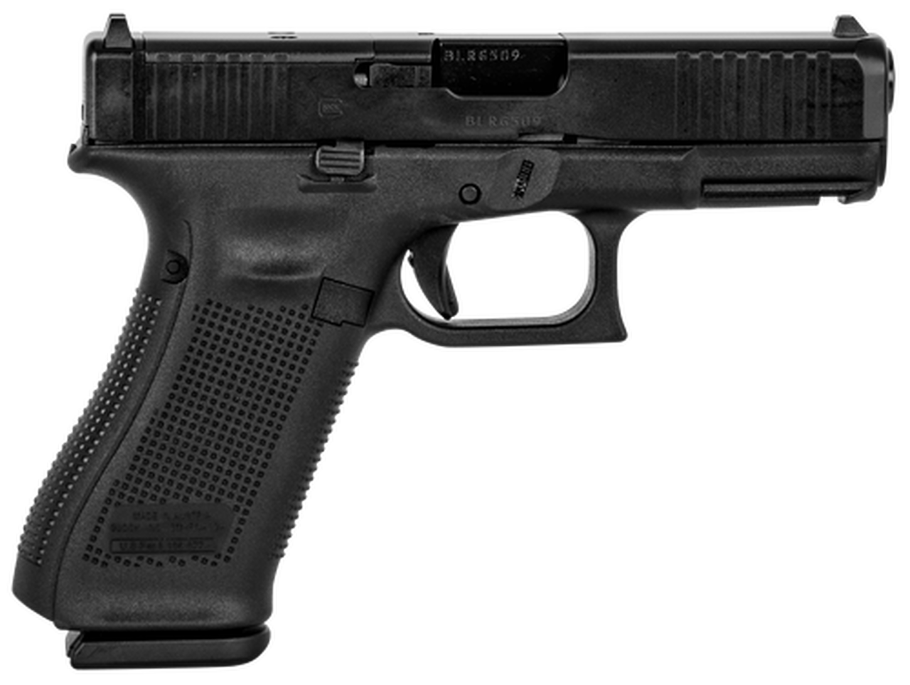 Glock G45 Gen 5 MOS, 9mm, 4.02" Barrel, 17rd, Black Glock