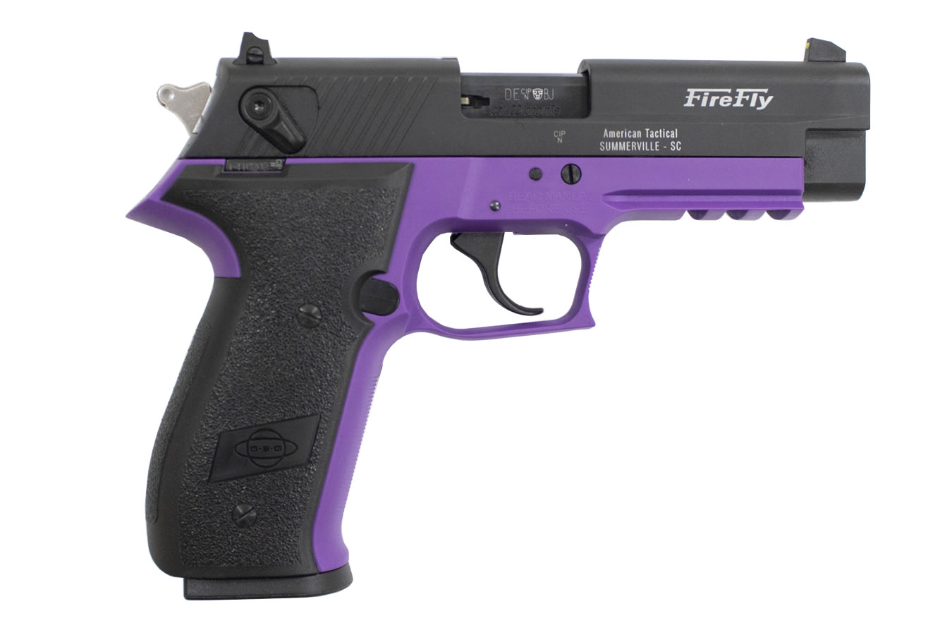 Gsg FireFly 22LR DA/SA Purple Rimfire Pistol