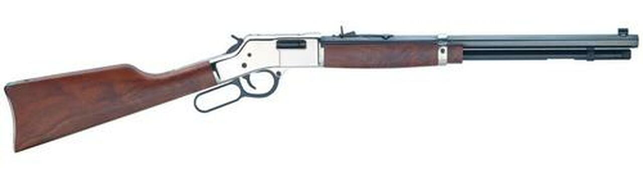 Henry Big Boy Silver 44Mag 20" Octagon Barrel Walnut Stock
