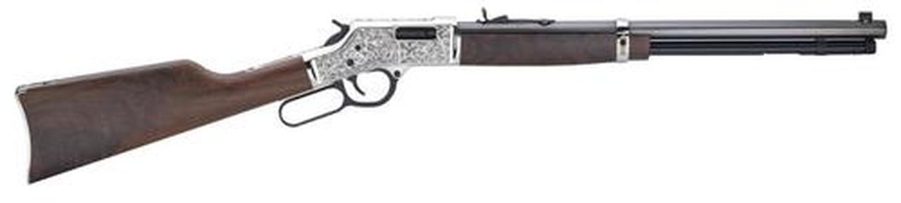 Henry Big Boy Silver Deluxe 357 Mag/38 Special, 20" Barrel, American Walnut, Blued/Silver, 10rd
