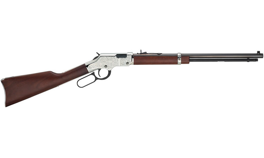 Henry Repeating Arms Silver Eagle 22 Mag Engraved Lever Action Heirloom Rifle