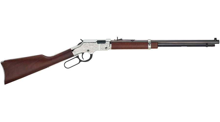Henry Repeating Arms Silver Eagle Tribute Edition 17 HMR Lever Action Heirloom Rifle