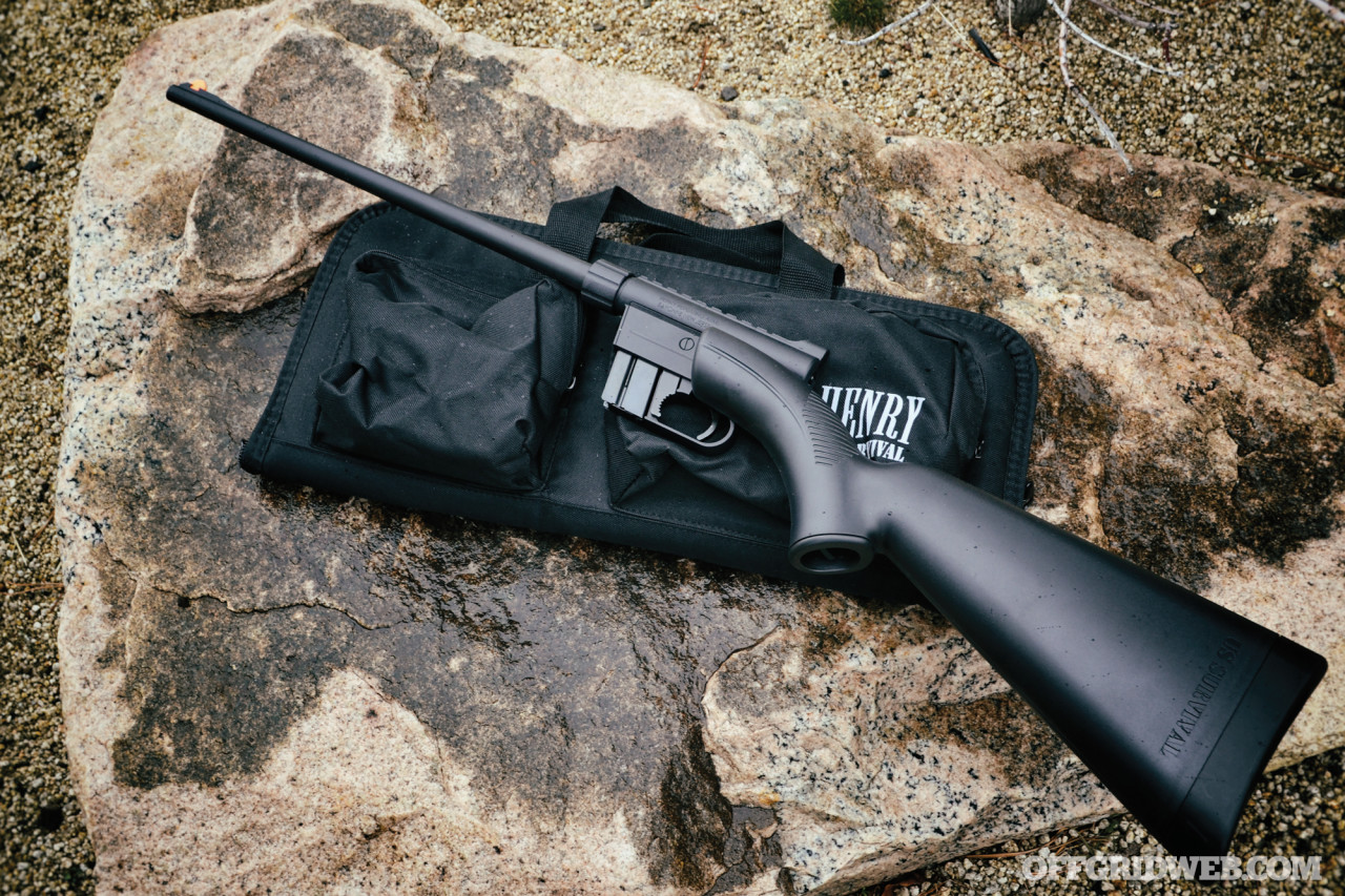 Henry U.S Survival AR-7 22LR 16.5" Barrel, Black, 8rd Henry Repeating Arms