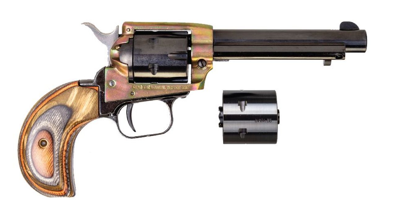 Heritage Rough Rider .22LR/.22WMR Green Camo Grip 3.5"
