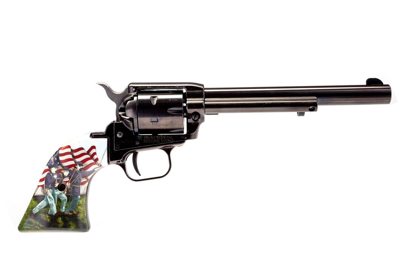 Heritage Rough Rider 22LR Revolver with 6.5 inch Barrel and Civil War Grips