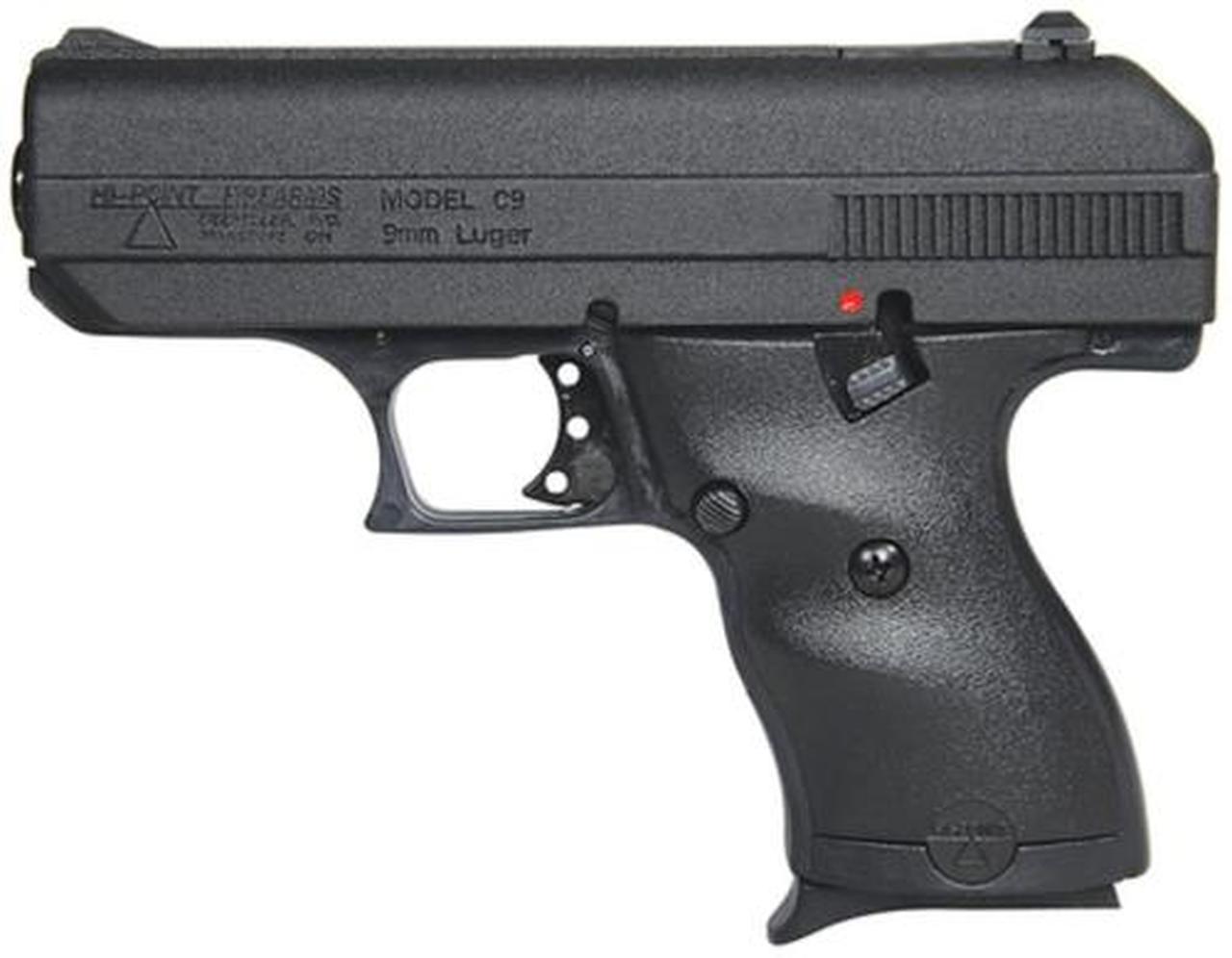 Hi-Point C9 Compact 9mm, 3.5" Barrel, Nylon Holster Package, Black, 8rd Hi Point