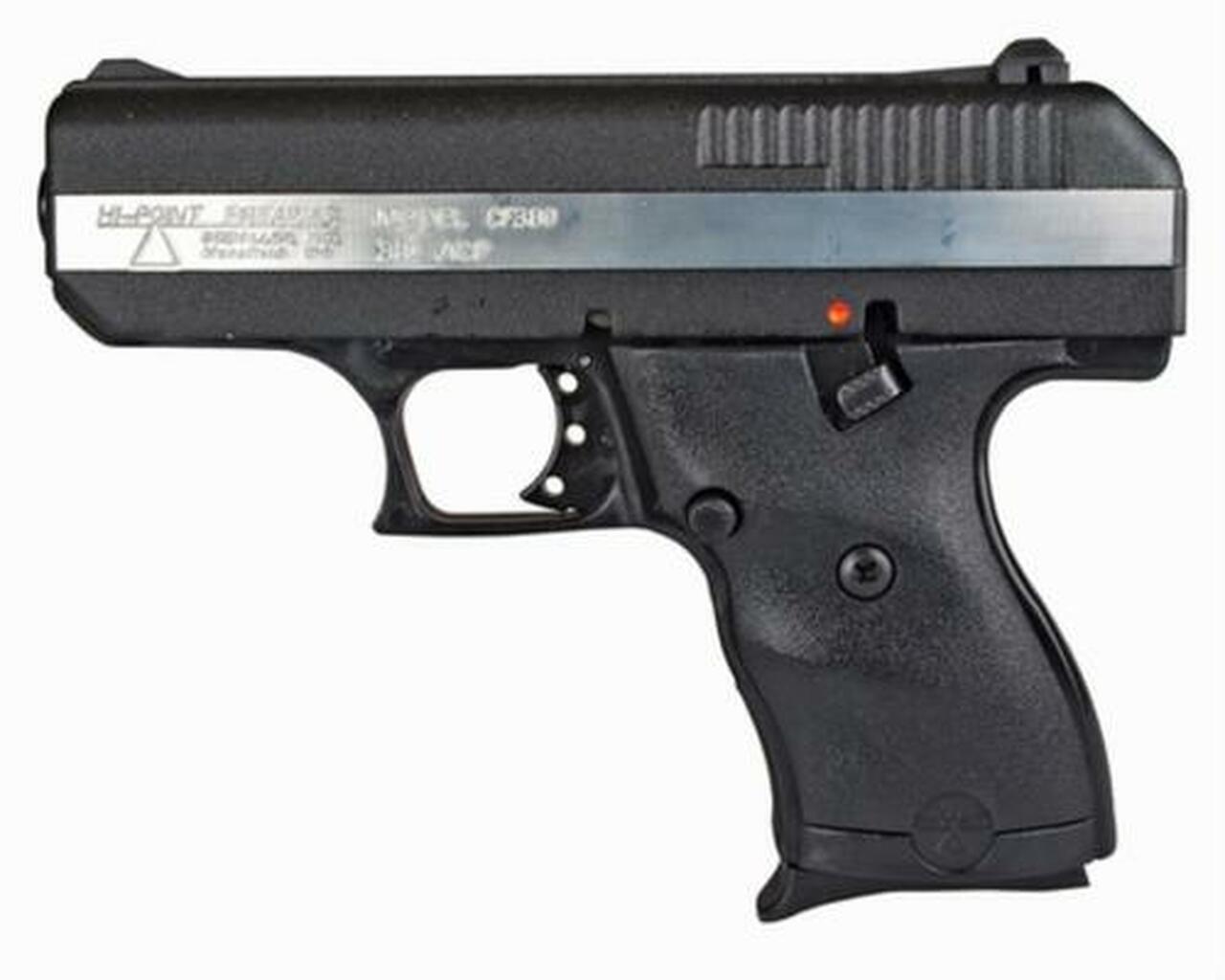 Hi-Point CF380 380 ACP, 3.5" Barrel, Black, Silver Strip, 8rd Hi Point