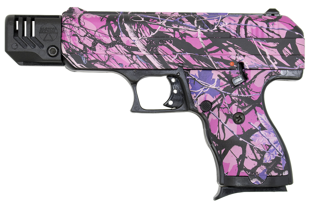 Hi Point CF380 380 ACP Compensated Pistol with Country Girl Camo Finish