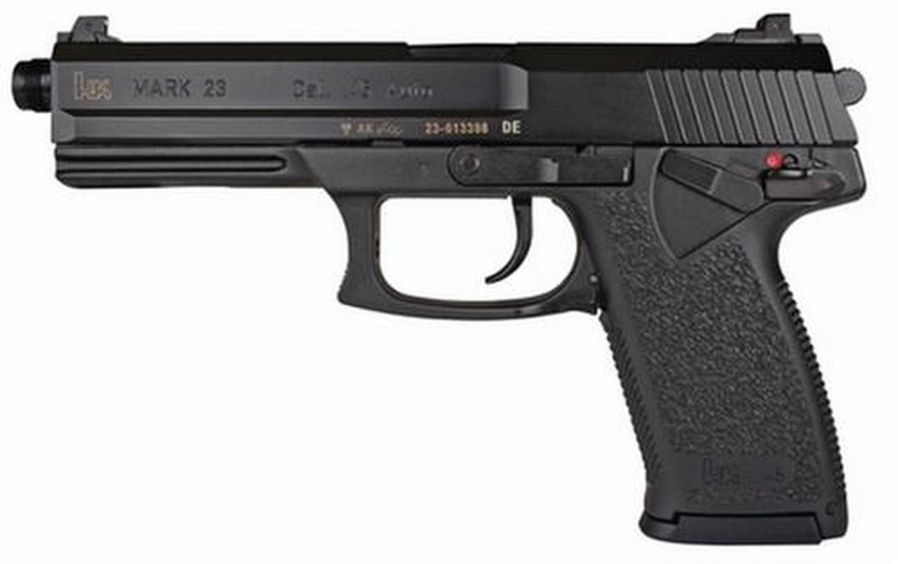 HK MK 23 V1 45 ACP 5.8" Threaded Barrel Blue Finish Polymer Frame 2- 12rd Mags
