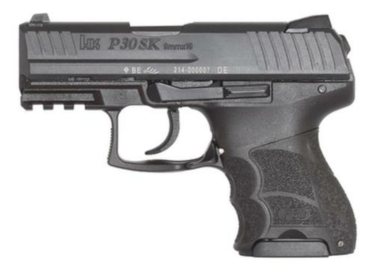 HK P30S (V3) DA/SA, ambidextrous safety/rear decocking button, two 15rd magazines HK- Heckler and Koch