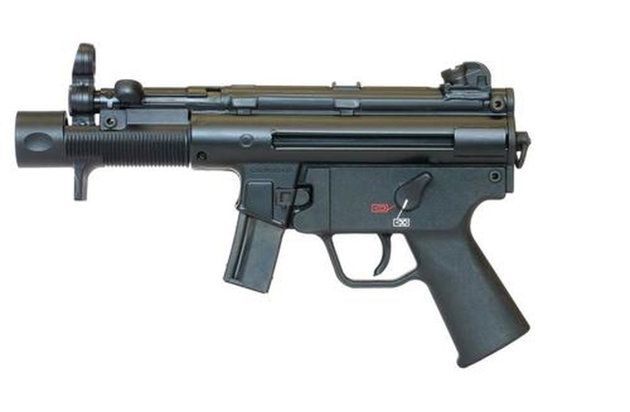 HK SP5K Semi-Auto Pistol, 9mm, 4.53", Black, 10rd