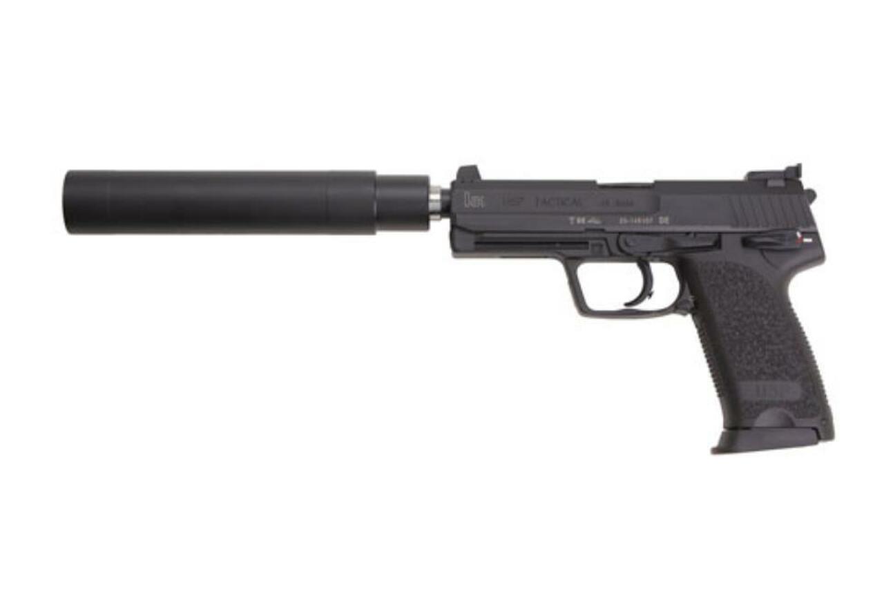 HK USP45 Tactical Tac Pack (V1) DA/SA safety/decocker, 12rd,W/AWC Nexus III Silencer
