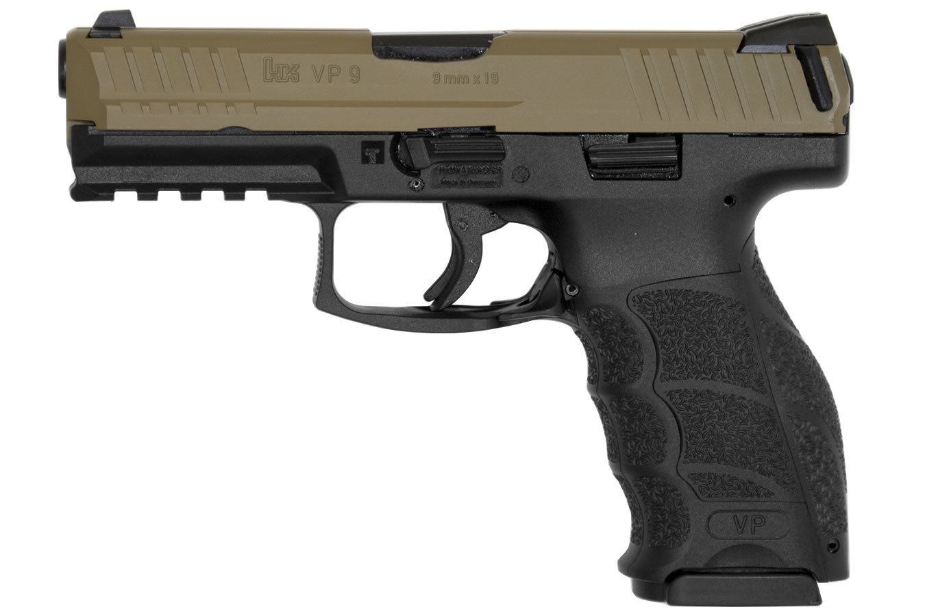 H&K VP9 9mm Striker-Fired Pistol with Cerakote FDE Slide