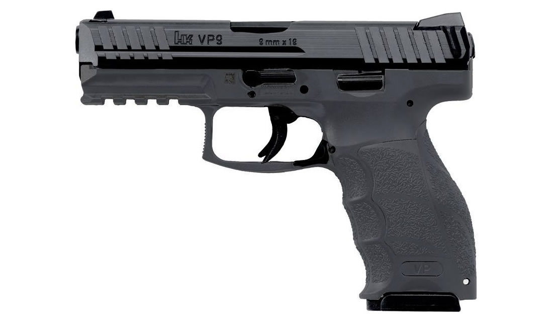 H&K VP9 9mm Striker-Fired Pistol with Grey Frame