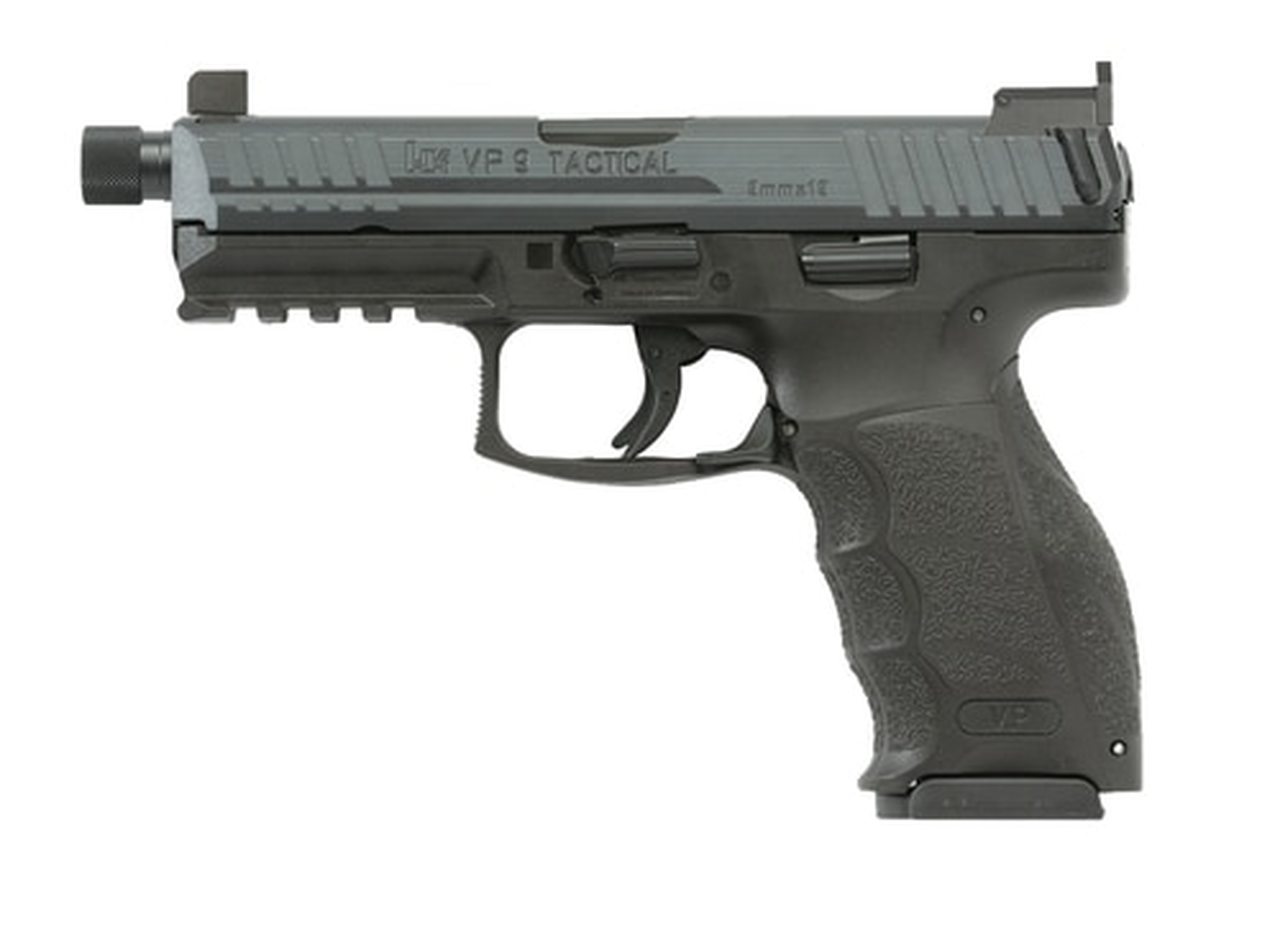 HK VP9 Tactical 9mm 4.7" Threaded Barrel, 3-15rd Mag