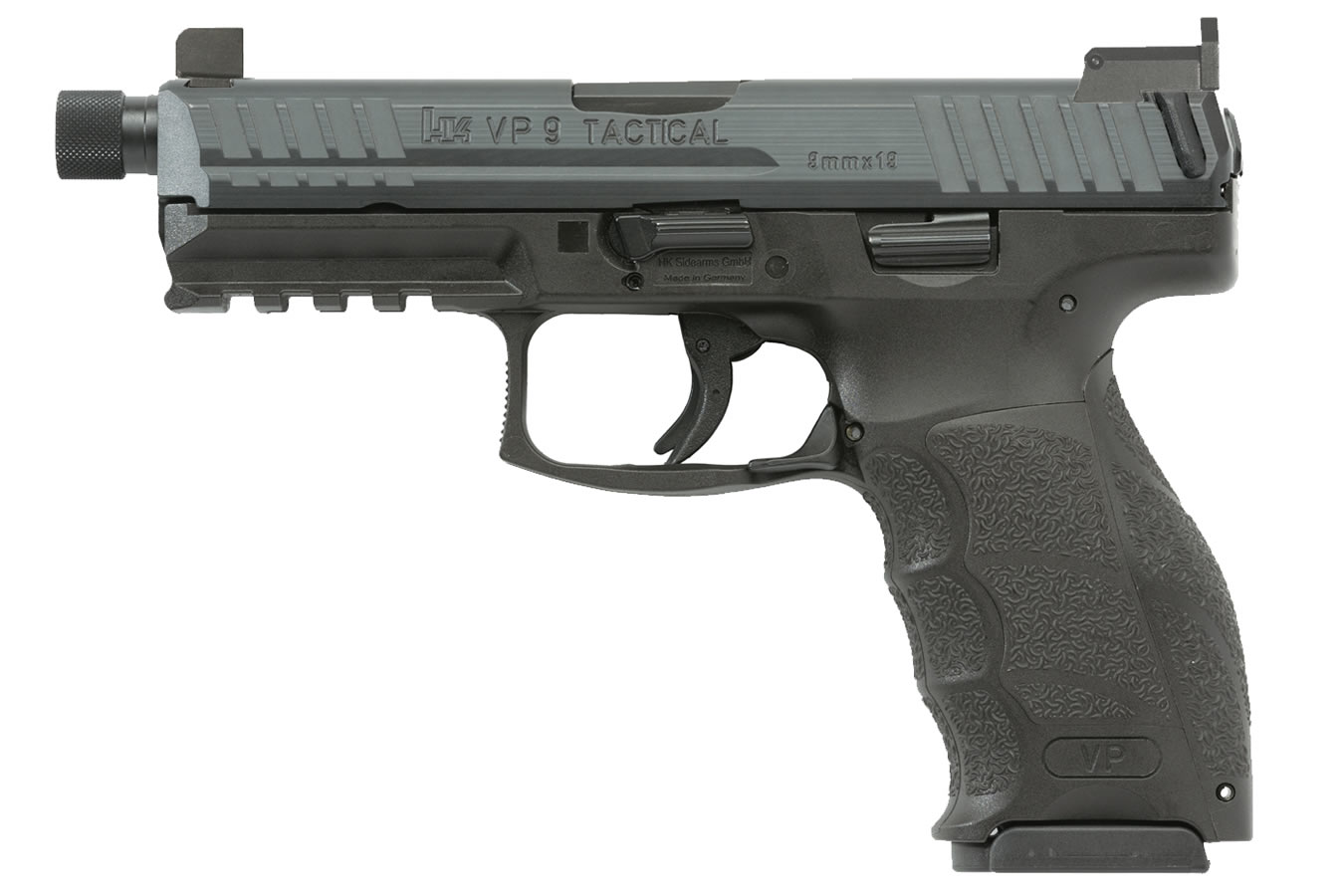 H&K VP9 Tactical 9mm with Threaded Barrel and Front Night Sight
