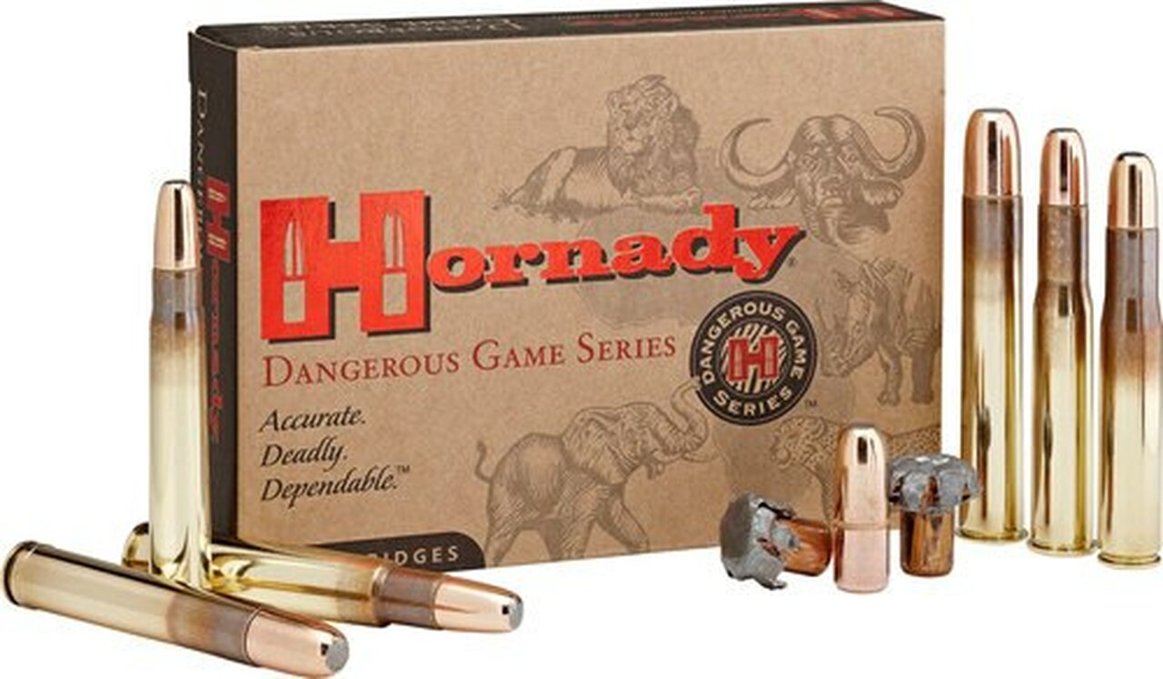 Hornady Dangerous Game 450 Nitro Express 500gr Dangerous Game Expanding, 20rd Box