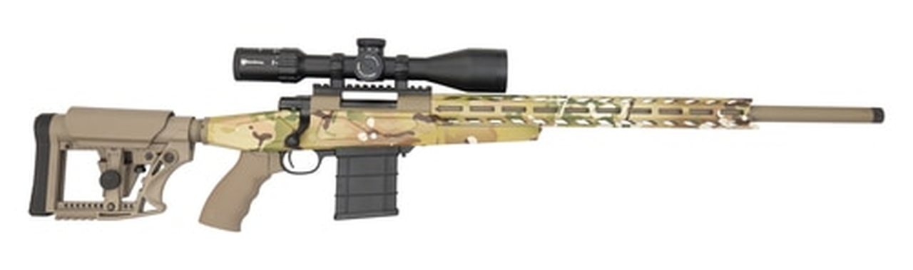 HOWA APC 6.5 Creedmoor 24" Barrel 4-16x50 Scope Combo, Mag Kit, Aluminum Chassis, Multicam