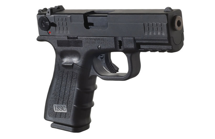 ISSC M22 22LR Black Rimfire Pistol with Match Bull Barrel