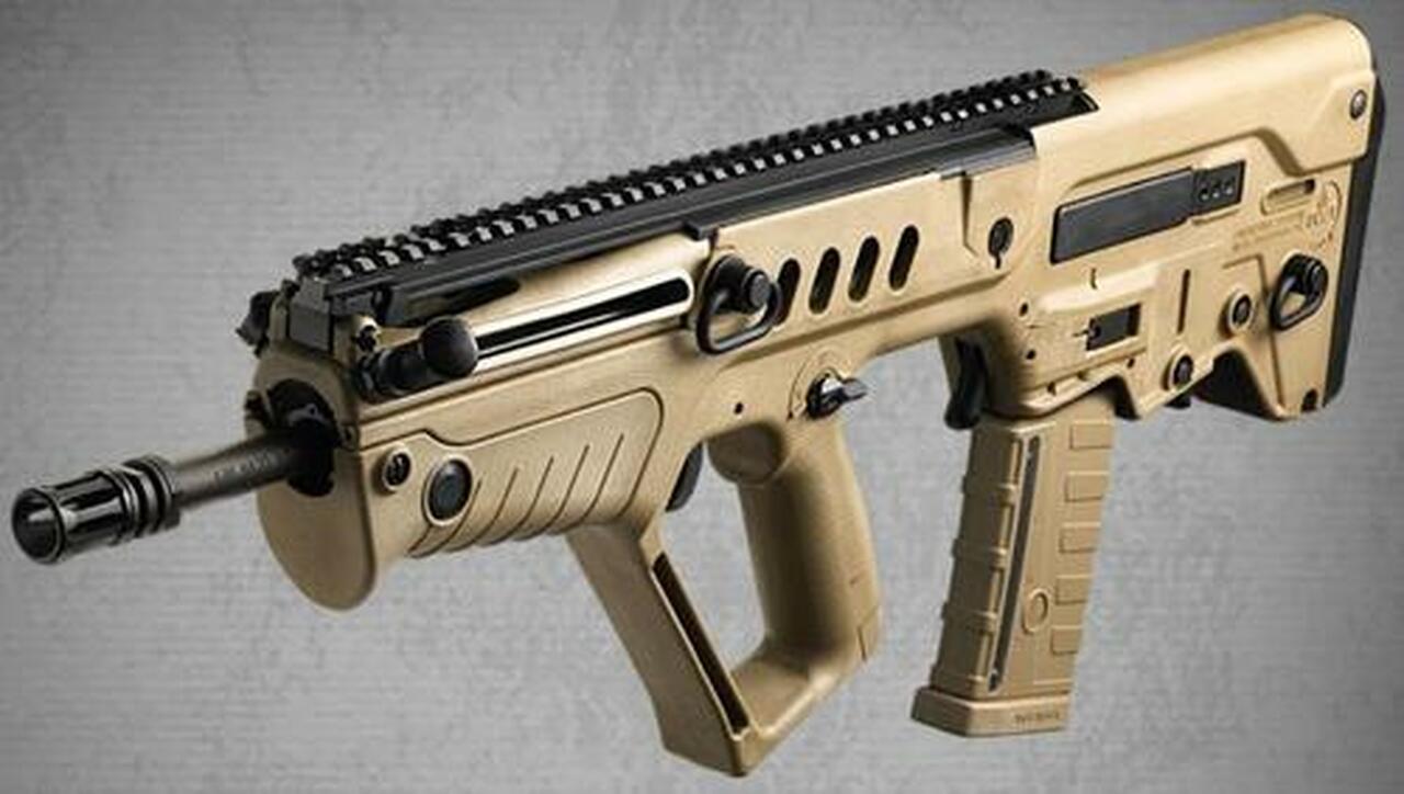 IWI TAVOR SAR Bullpup Rifle - Flattop 5.56 NATO, Flat Dark Earth Stock, 16.5 1:7 Barrel, 30rd Mag IWI USA