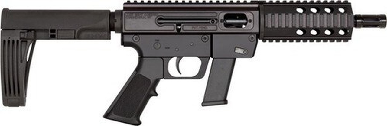 JRC PISTOL GEN3 9MM 6.5" 17RD GLOCK MAG QUAD-RAIL Black BRACE