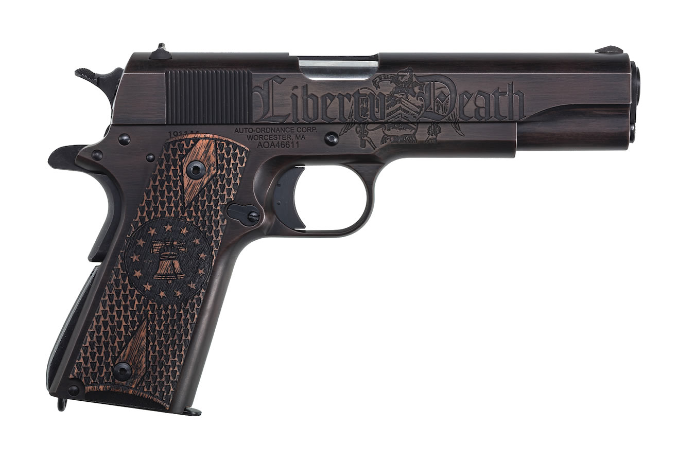 Kahr Arms 1911 Liberty 45 ACP Pistol with Custom Goncalo Wood Grips